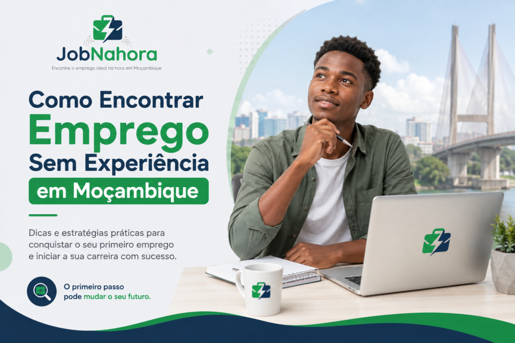 Jovem pensativo à procura do primeiro emprego