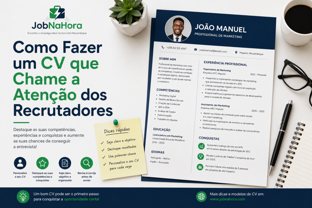 Como fazer um CV que chame a aten&ccedil;&atilde;o dos recrutadores