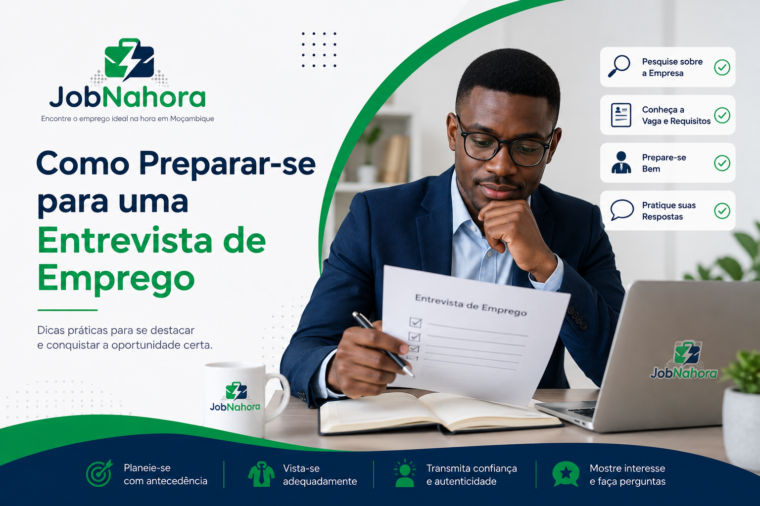 Como Preparar-se para uma Entrevista de Emprego