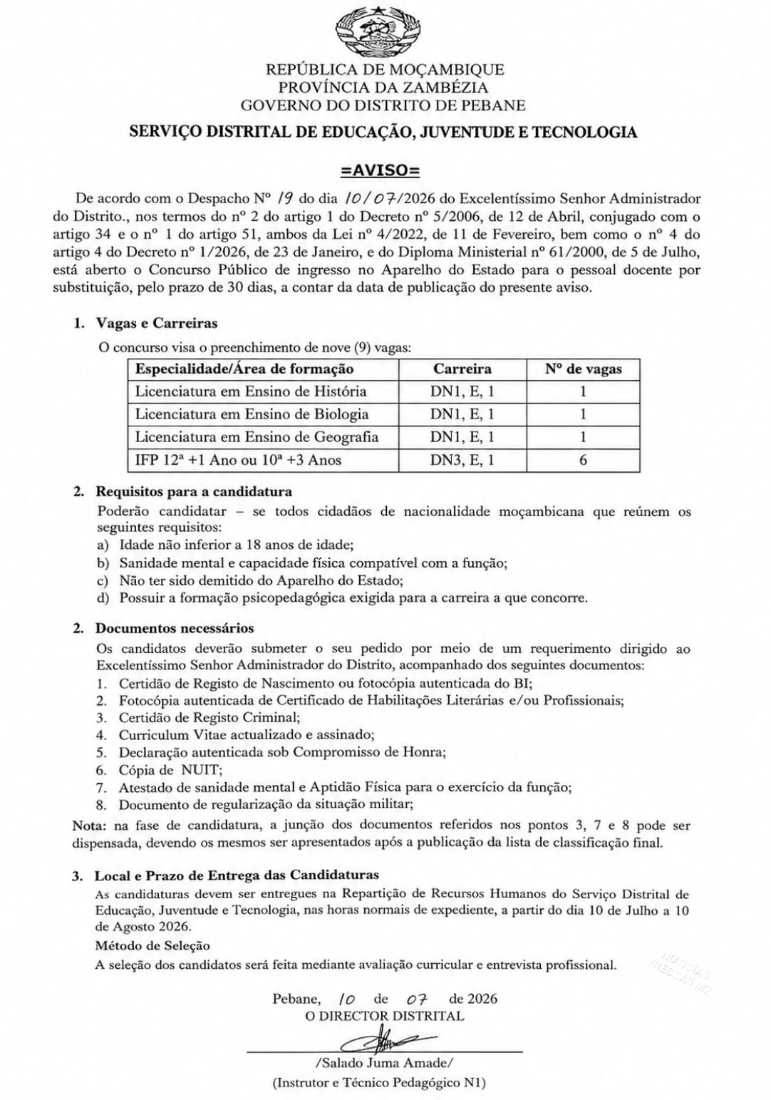 Estado Moçambicano